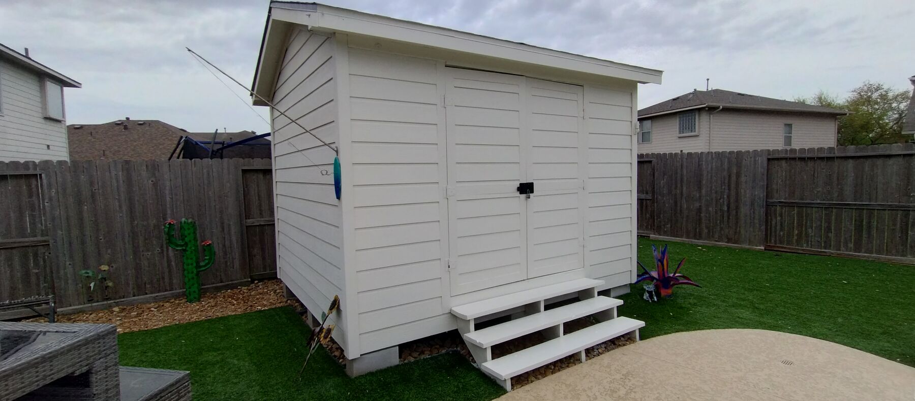 Shed door replacement project by HRH Repairs