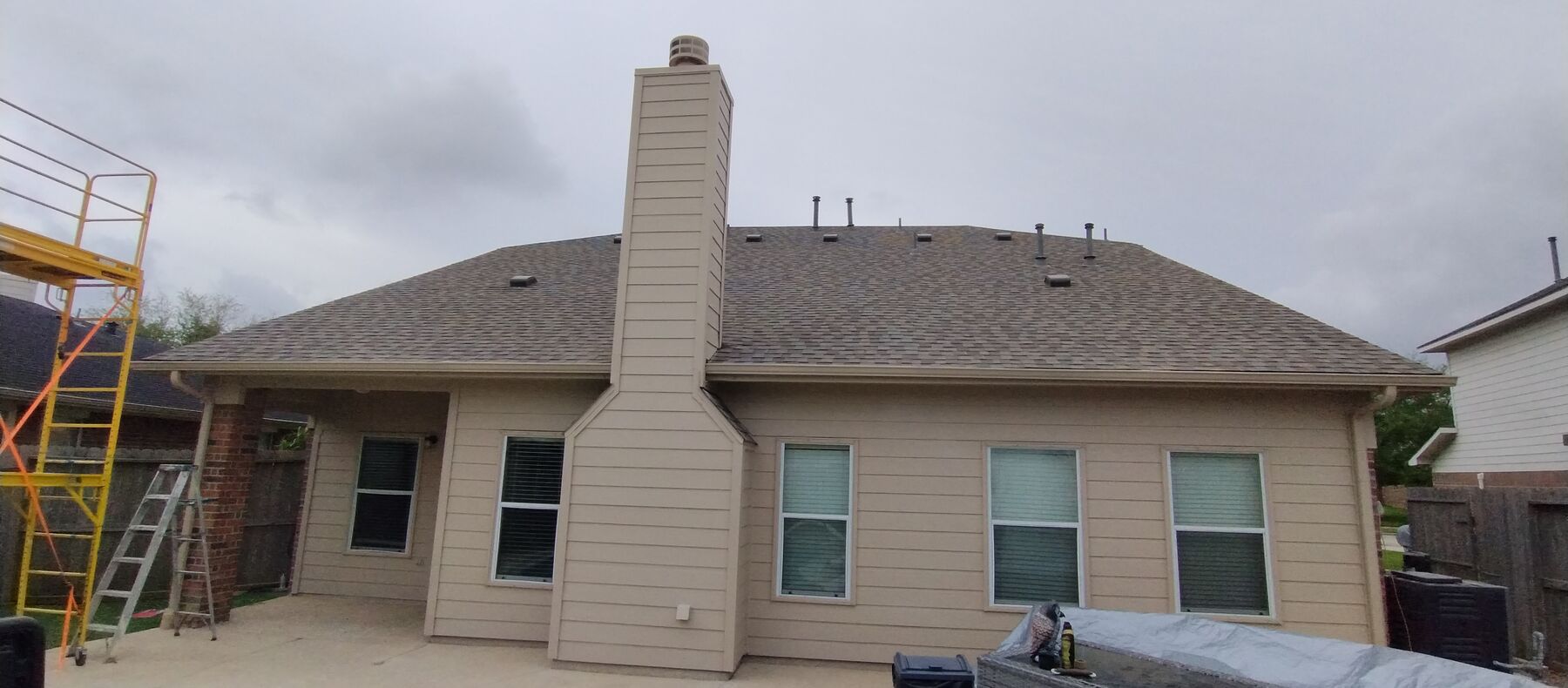 Completed HRH Repairs siding repair and painting project